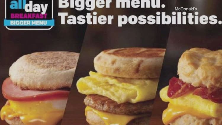 McDonald's testing a bigger all-day breakfast menu