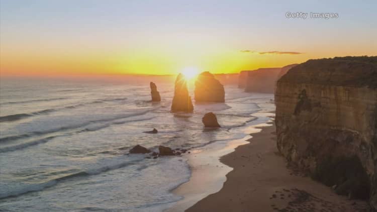 Scientists find 'drowned apostles' in Australia