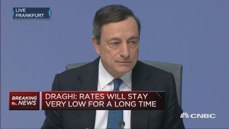 Rates will stay very low for long time: ECB
