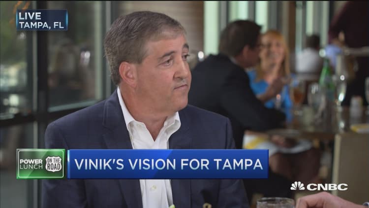 Tampa an undiscovered gem: Tampa's Vinik