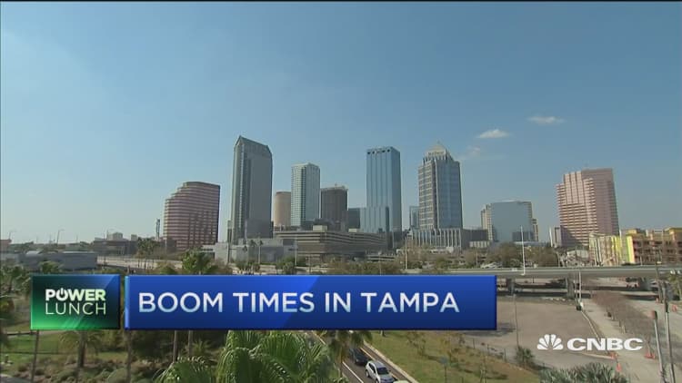 Boom times in Tampa