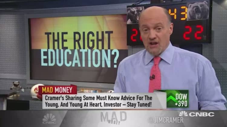 Cramer: 3 lessons for young investors