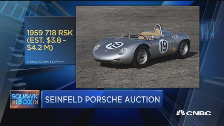 Jerry Seinfeld selling 18 prized Porsches