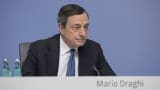 European Central Bank President (ECB) Mario Draghi speaks at the press conference following the meeting of the Governing Council of the ECB on 10 March 2016 at its premises in Frankfurt, Germany.