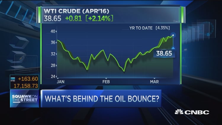 What's behind the oil bounce?