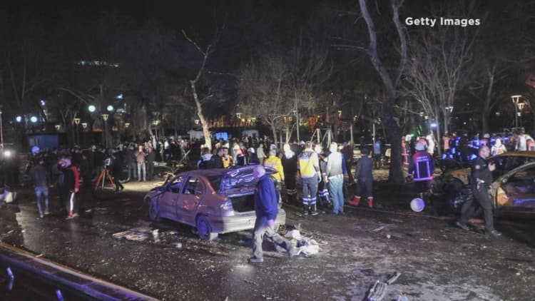 Another car bombing in Ankara, Turkey