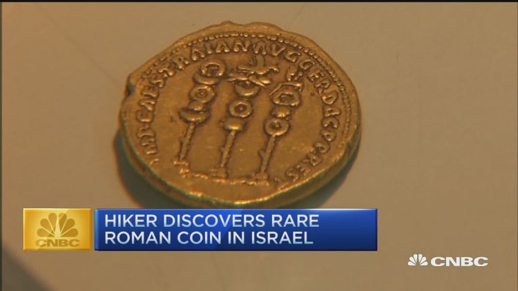 CNBC update: Rare Roman coin
