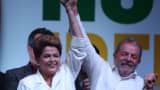Brazilian President Dilma Rousseff with former president, Lula Da Silva.