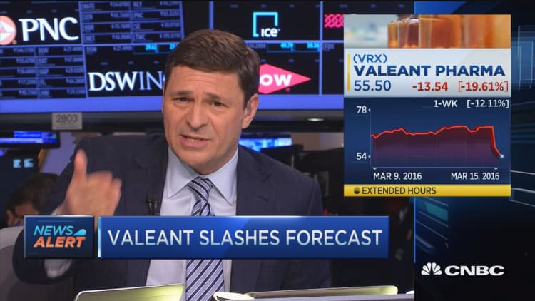 Not a pretty picture at Valeant