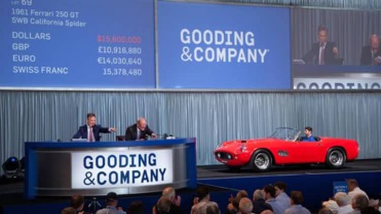 1961 Ferrari sells for $17M