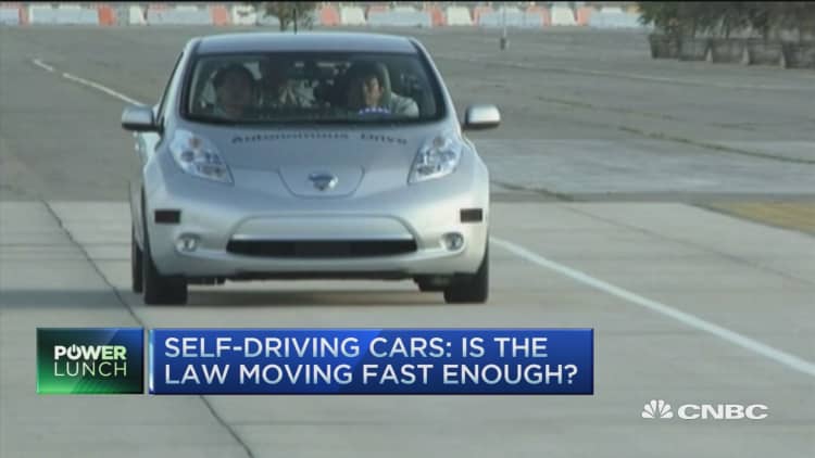 Self-driving cars held back by laws