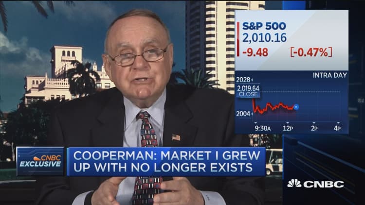 Leon Cooperman on market structure