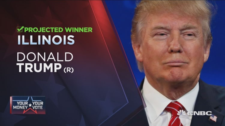 Big wins for Trump, Kasich, Clinton; Rubio drops out