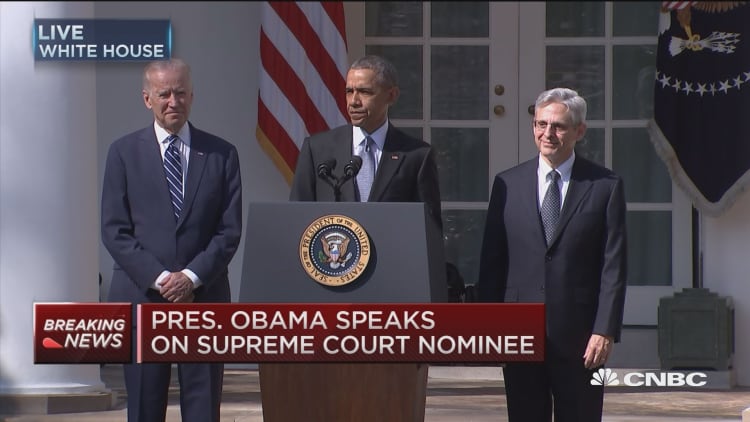 Obama names Merrick Garland Supreme Court nominee