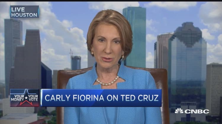 Fiorina: GOP should unite behind Ted Cruz