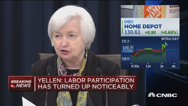 Yellen: Increased financial market volatility 