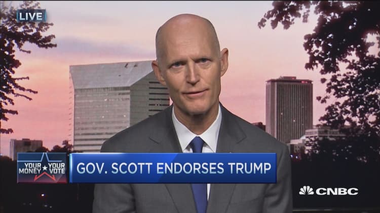 Gov. Scott: Time to support Donald Trump
