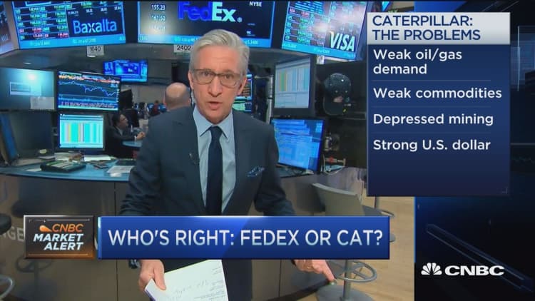 Who's right: FDX or CAT?