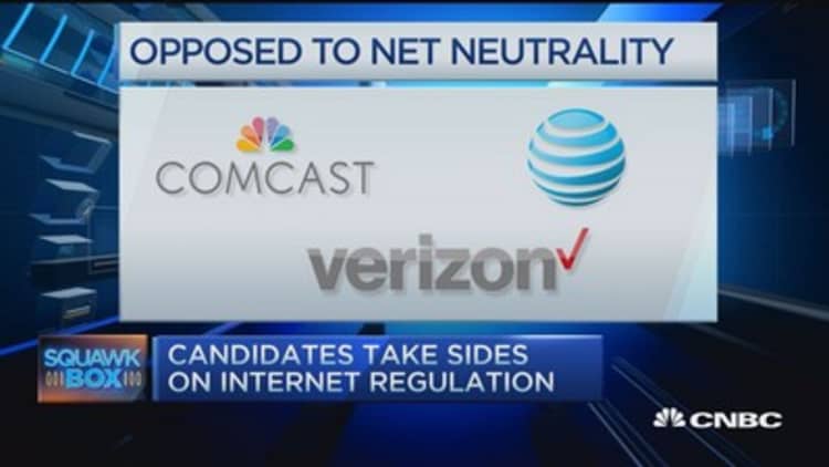 Net neutrality and the election