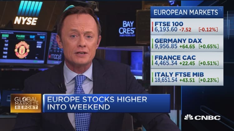 European markets close down on week