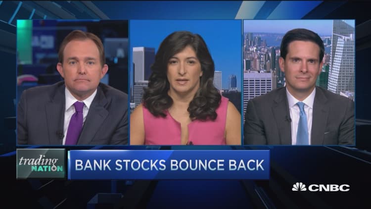 Trading Nation: Bank stocks bounce back