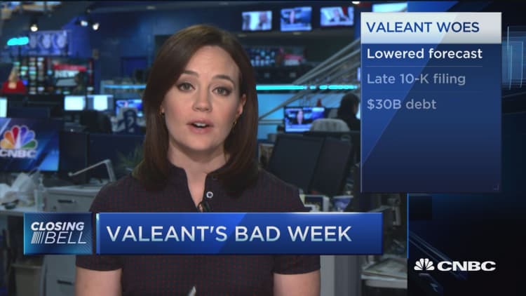 Valeant's dismal week