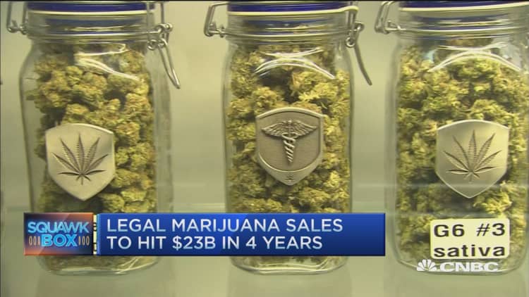 Legal marijuana sales grow and grow