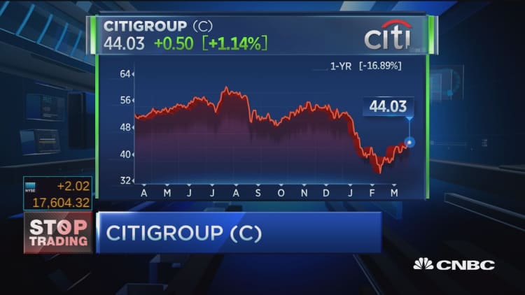Cramer's Stop Trading: Citigroup