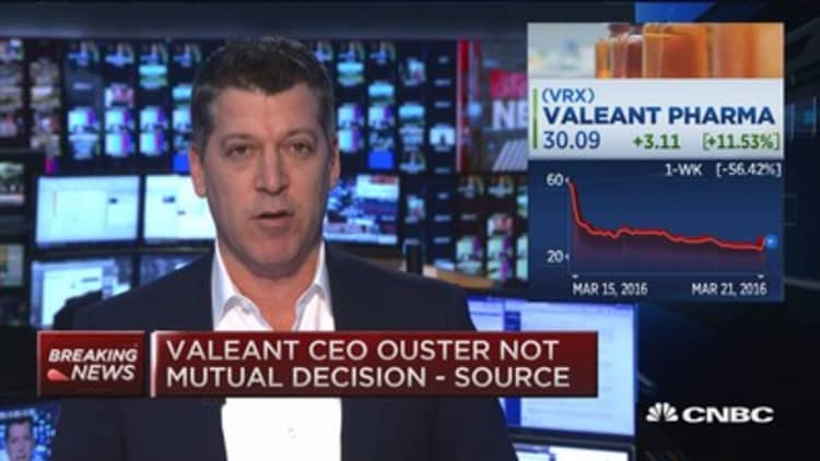 VRX CEO ouster not mutual decision: Source