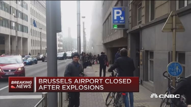 Explosions in Brussels, public transport closed