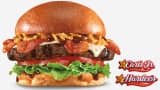 The new Midnight Moonshine Burger on the menu at Carl's Jr. and Hardee's