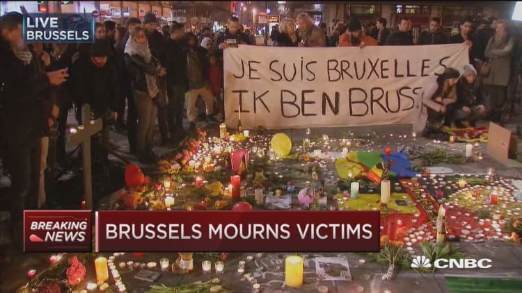 Brussels mourns victims