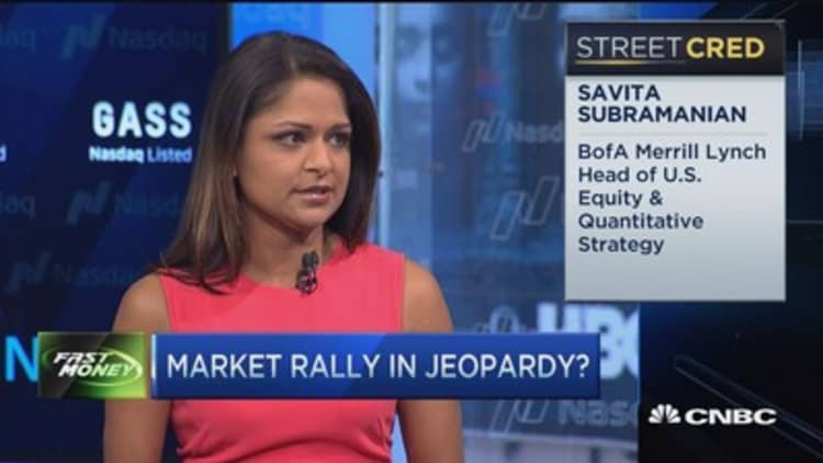 Why market rally is in jeopardy: BofA