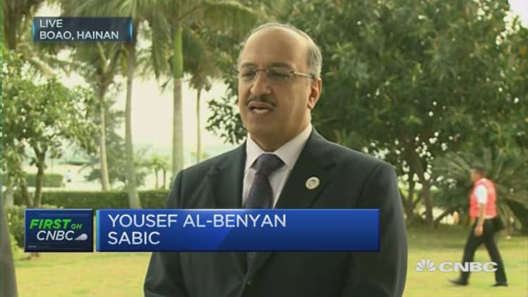 SABIC: Oil is stabilizing