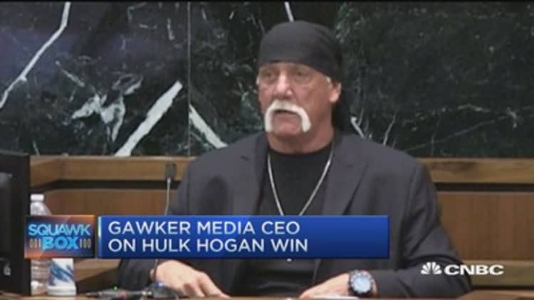 Gawker CEO speaks after jury awards Hulk Hogan $115 million
