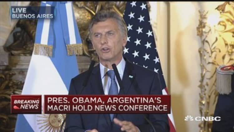 Pres. Macri: Our countries share profound values