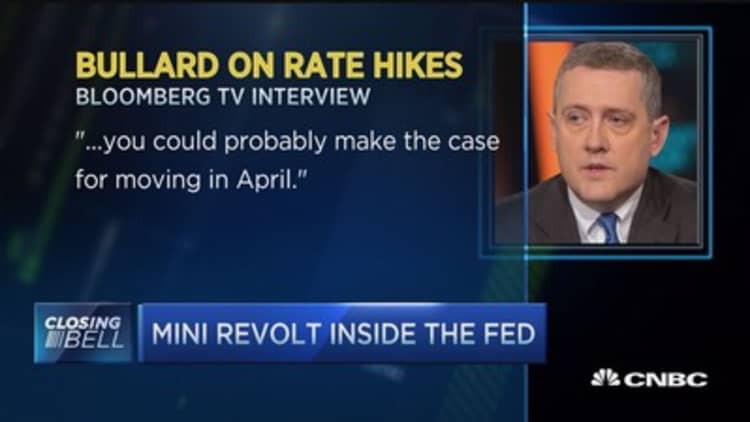 Mini revolt inside the Fed 