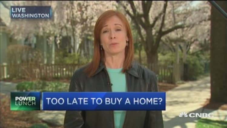 Too late to buy a home?