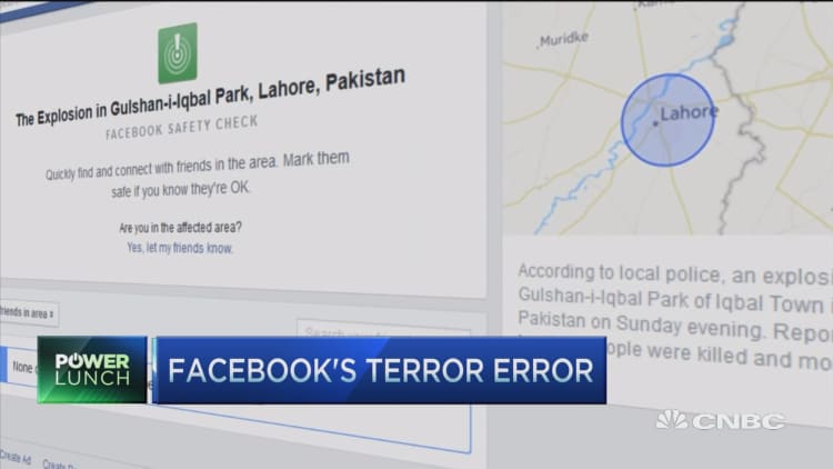 Facebook's terror error
