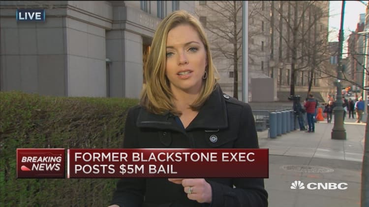 Fmr. Blackstone exec posts $5M bail