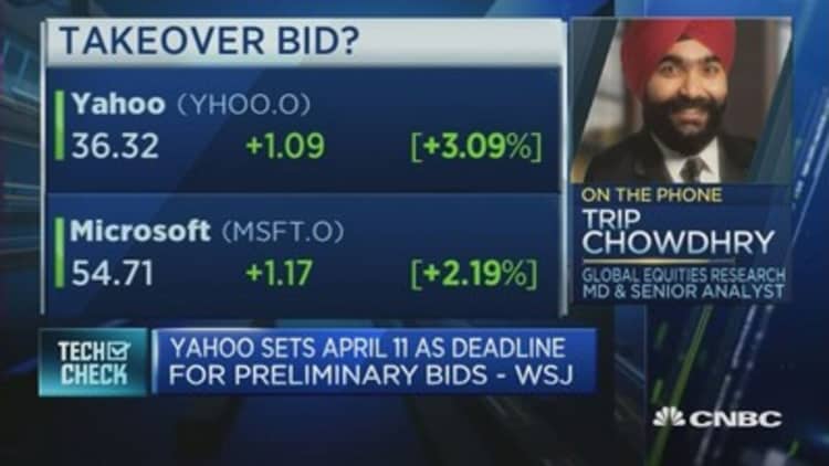 What's Microsoft's interest in Yahoo?