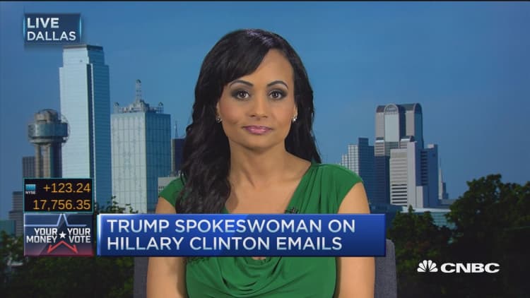 Trump spokeswoman on campaign manager charges
