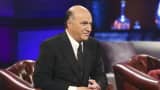 Kevin O'Leary on the set of 'Shark Tank'