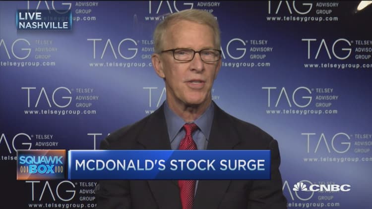 McDonald's 'new sheriff' gives shares a boost