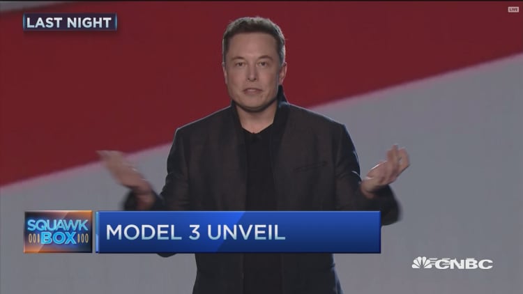 Executive Edge: Tesla unveils 'affordable' Model 3