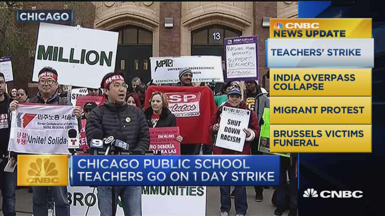 CNBC update: Teachers' strike in Chicago 