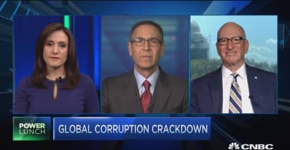 Global corruption crackdown