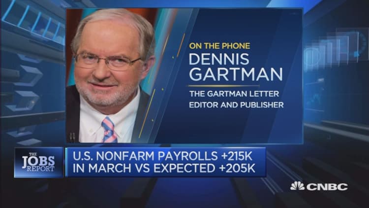 Gartman: Nonfarm payrolls report was pleasant 