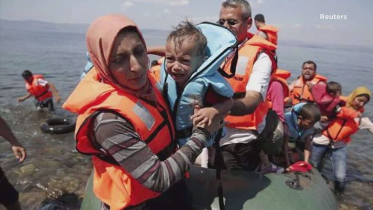 Greece sends migrants to Turkey under EU deal