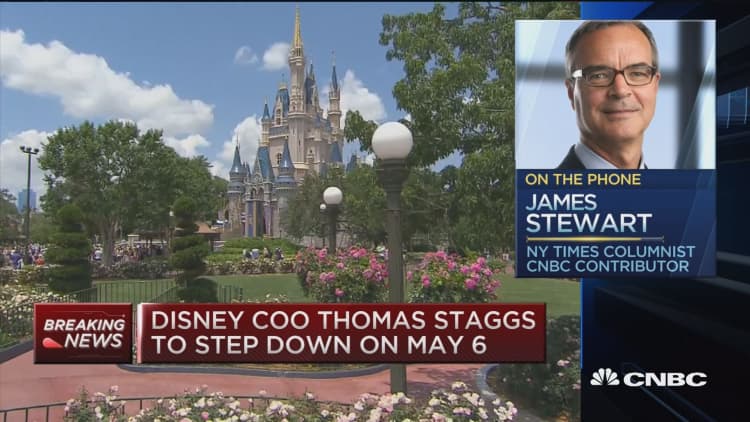 NYT's Jim Stewart: Disney COO step down is a shock